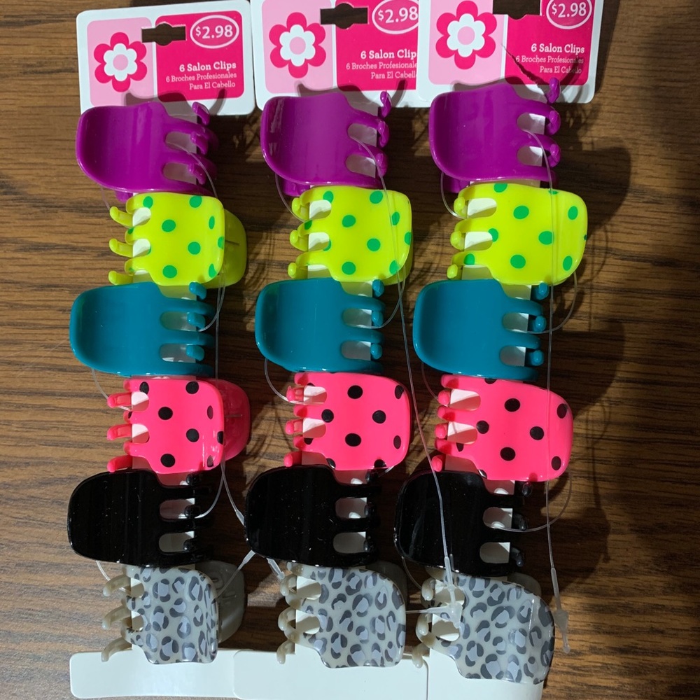 Kids Salon Hair Clips - Brand New